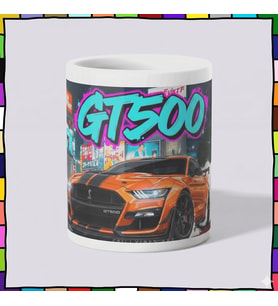 GT500 Araba Kupa Bardak Tasarım Çok Fazla Seçenek Mevcut Hediyelik Ürün