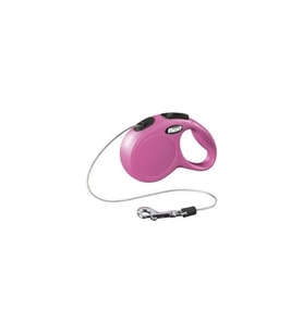 New Classic 5M İp Tipi Otomatik Tasma S Pembe Gezdirme Tasması