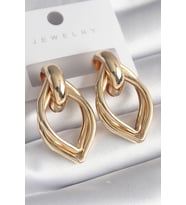 Pirinç Gold Renk Kadın Küpe