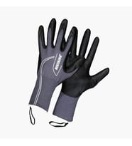 Unisex Bahçe Genel Kullanım Eldiven No:9-10 (L) (Gri - Siyah)