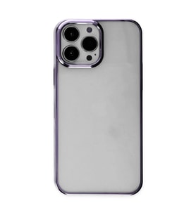 Apple iPhone 13 Pro Max Kılıf Element Silikon - Mor