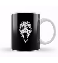 Scream Ghost Face Bats Kupa Bardak Porselen