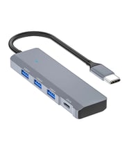Ally ADS-309C 4in1 Type-C to USB + Type-C Hub Adaptör Çevirici Dönüştürücü ? - SSSSSS6638-9