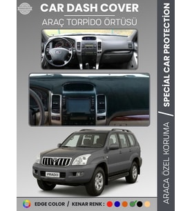 TOYOTA LAND CRUISER PRADO (2002-2009) Torpido Örtüsü Ön Göğüs Koruma Araca Özel