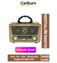 Kaliteli Yüksek Sesli Retro Nostalji Bluetooth Bağlantılı Usb Sd Kart Radyo Mp3 Player Müzik Kutusu