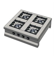 CSA Karacasan Set Üstü Dörtlü 4 Gözlü Doğalgazlı Ocak 100x100x25cm