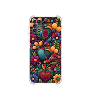 PrintiFy Samsung Galaxy M31 ile Uyumlu Düşlerin Dansı Serisi Çiçeklerin Dansı Tasarımlı Uv Baskılı Köşe Korumalı Antişok Kılıf