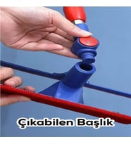 OYNAR BAŞLIKLI ÇEKÇEKLİ TELESKOPİK CAM SİLME APARATI