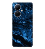 Vivo V29 Lite Kılıf Resimli Desenli Baskılı Silikon Blue MArble 1379