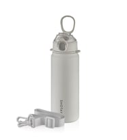 Shotay ST-8228 750ml Gri Pipetli Şeffaf Kapaklı Çelik Termos