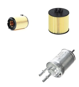 Bosch Filtre Bakım Seti Volkswagen Eos 1.4 TSI Benzinli 2007-2008 Hava + Yağ f. + Yakıt Filtre Bosch