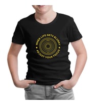 Camera Adjust Focus Siyah Çocuk Tshirt