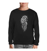 Tattoo - At Siyah Çocuk Sweatshirt