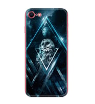 Apple iPhone 5 6 7 8 Plus Se XR Kılıf Desemli Silikon Old Owl 1649
