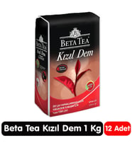 Beta Tea Kızıl Dem Siyah Çay 12x1 Kg