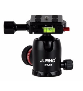 JUSINO BT-02 Profesyonel Tripod Kafası Aluminyum Siyah