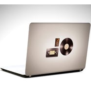 Plak ve Kasetler Laptop Sticker 10 İnch (25X19CM)