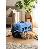Evcil Hayvan Kedi Köpek Taşıma Sepeti Orta Boy