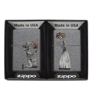 Zippo Day Of Dead Skulls Set Çakmak - 28987-000004