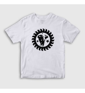 Presmono Unisex Çocuk Beyaz Logo Brand New Heavies T-Shirt 490488tt