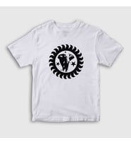 Presmono Unisex Çocuk Beyaz Logo Brand New Heavies T-Shirt 490488tt
