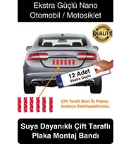 Ekstra Güçlü Suya Dayanıklı Çift Taraflı Otomobil Motosiklet Kamyon Plaka Yapıştırma Montaj Bandı