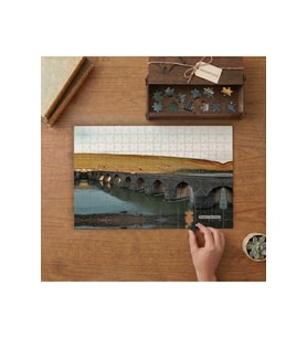 Murat Köprüsü Muş Tasarımı 240 parça Ahşap Puzzle Ahşap Kutuda MP07245