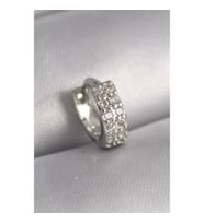 316L Çelik Gümüş Renk Zirkon Taşlı Tragus Piercing - TJ-PR1305 TG-V 7589
