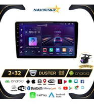 Dacia Duster 2015-2020 Model 2GB + 64GB Android 13 Kablosuz Carplay Navigasyon Multimedya Sistemi