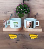 Petrol ve Doğalgaz Mühendisi Kupa Bardak Ahşap Altlıklı Kısa Fotoğraflı Mühendisler Günü Hediyesi