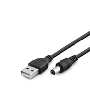 Tablet Şarj Kablosu Usb To 5.5*2.5 1M Siyah HDX1323