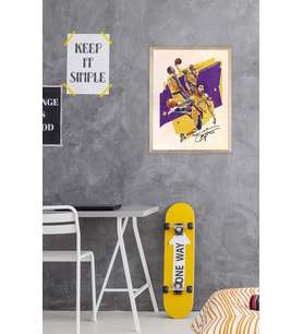 Kobe Bryant Ahşap Tablo
