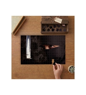 Ninja Tasarımı 240 parça Ahşap Puzzle Ahşap Kutuda MP00943