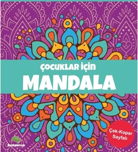 Çocuklar için Mandala - Mor