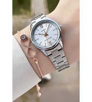 Casio CSISTE140 Gümüş Renk Kadın Kol Saati