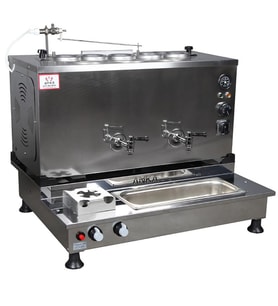 Anka Pro Plus Otomatik Çay Kazanı 5 Demlikli 50 Litre Inox Elektrikli Tüplü