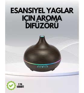7 Renk Işıklı Ultrasonik Ha Difüzörü – Sessiz ve Güvenli Kullanım
