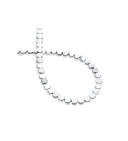 Hematit Doğal Taş Parlak Gümüş Altıgen Kesim 6x6mm Dizi
