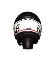 Motosiklet Yarım Kask Camlı Ce Onaylı Güneş Vizörlü Motor Kaskı Retro