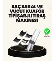 Şarjlı ve Kablosuz Tıraş Makinesi – Her Yerde Rahat Kullanım