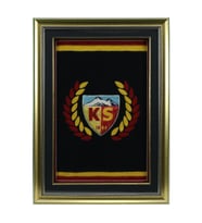 e38 EL İŞÇİLİĞİ KAYSERİSPOR ARMASI DÖVME KEÇE TABLO 79*75 cm - 5854