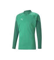 Puma 657982 Teamcup Traınıng 1/4 Zıp Top Yeşil