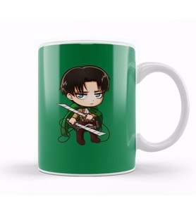 Levi Attack On Titan Kupa Bardak Porselen