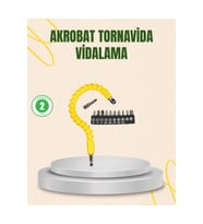 12 Parça Akrobat Vidalama Uç Seti Esnek Dar Alan