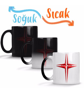 Templario Nocto Sihirli Kupa Bardak Porselen