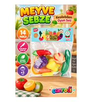 URT007-PVC-2A B Kesilebilen Meyve Sebze 14 Parça