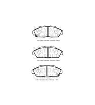 HONDA ACCORD- 90/93; ÖN FREN BALATASI (DİSK) (141,2X51X18,5) (DAIWA) 45022-SM2-000 391-6350B