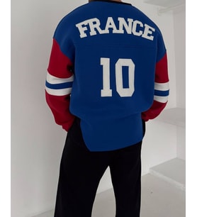 OVERSIZE 3 İPLİK ŞARDONLU KALİTELİ SWEAT - PORTEKİZ - FRANSA SWEAT