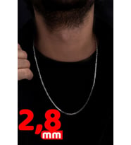Kare Kral 925 Ayar Erkek Gümüş Kolye