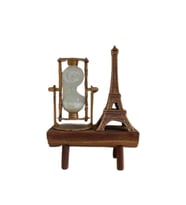 Mey İthalat® Paris Eyfel Kulesi Hediyelik Eyfel Retro Kum Saati Dekoratif Eşya